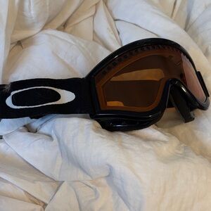 Oakley Black Frame with Orange Lens Goggles